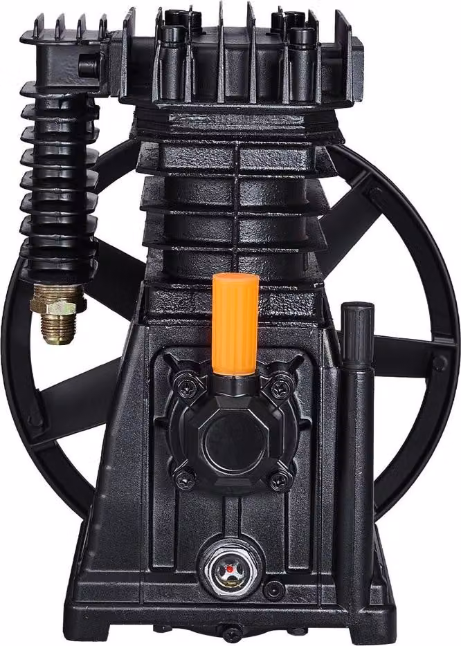 Testa pompa compressore aria 3HP 5,8 CFM a 90 PSI Testa pompa a doppio cilindro a pistoni