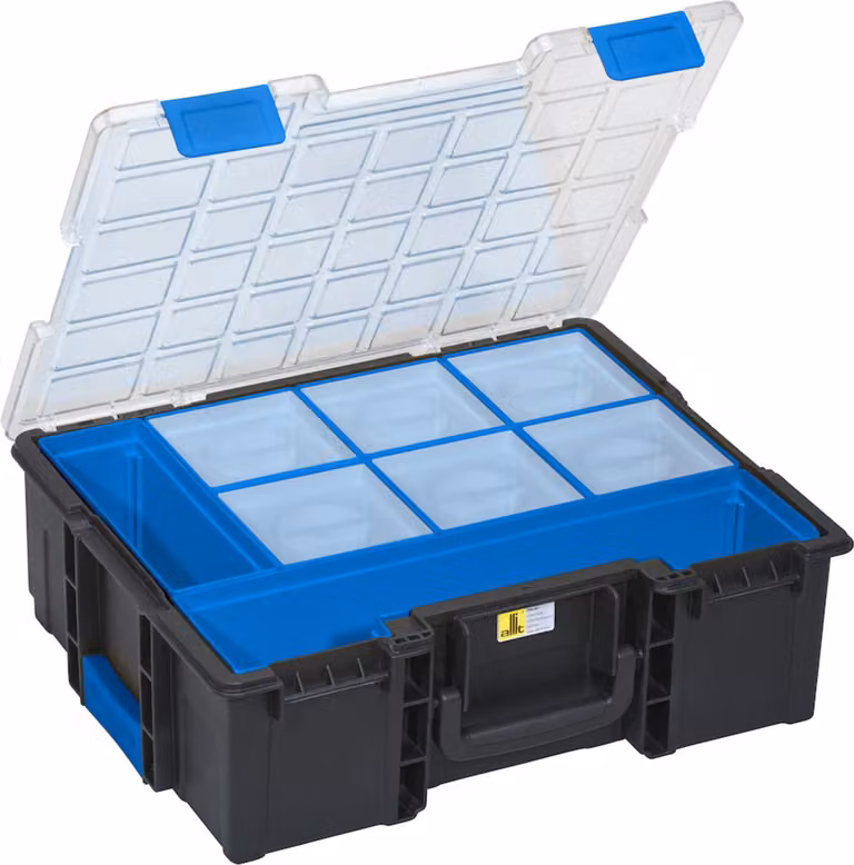 Allit EuroPlus Pro K 44.144/8L Valigia per assortimento (L x A x P) 440 x 144 x 355 mm Numero di scomparti: 8 1 pz