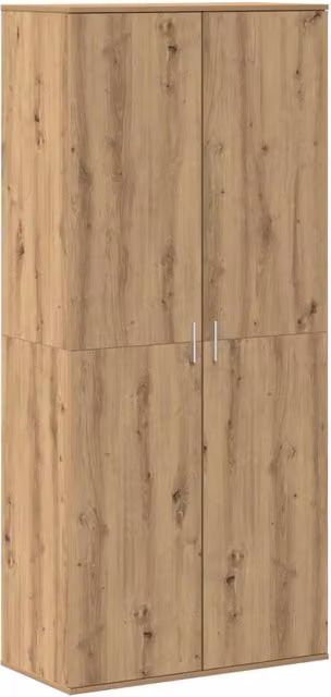 Credenza | Madia | Buffet da pranzo | Armadio da pranzo rovere artigianale 80 x 39 x 178 cm Legno multistrato