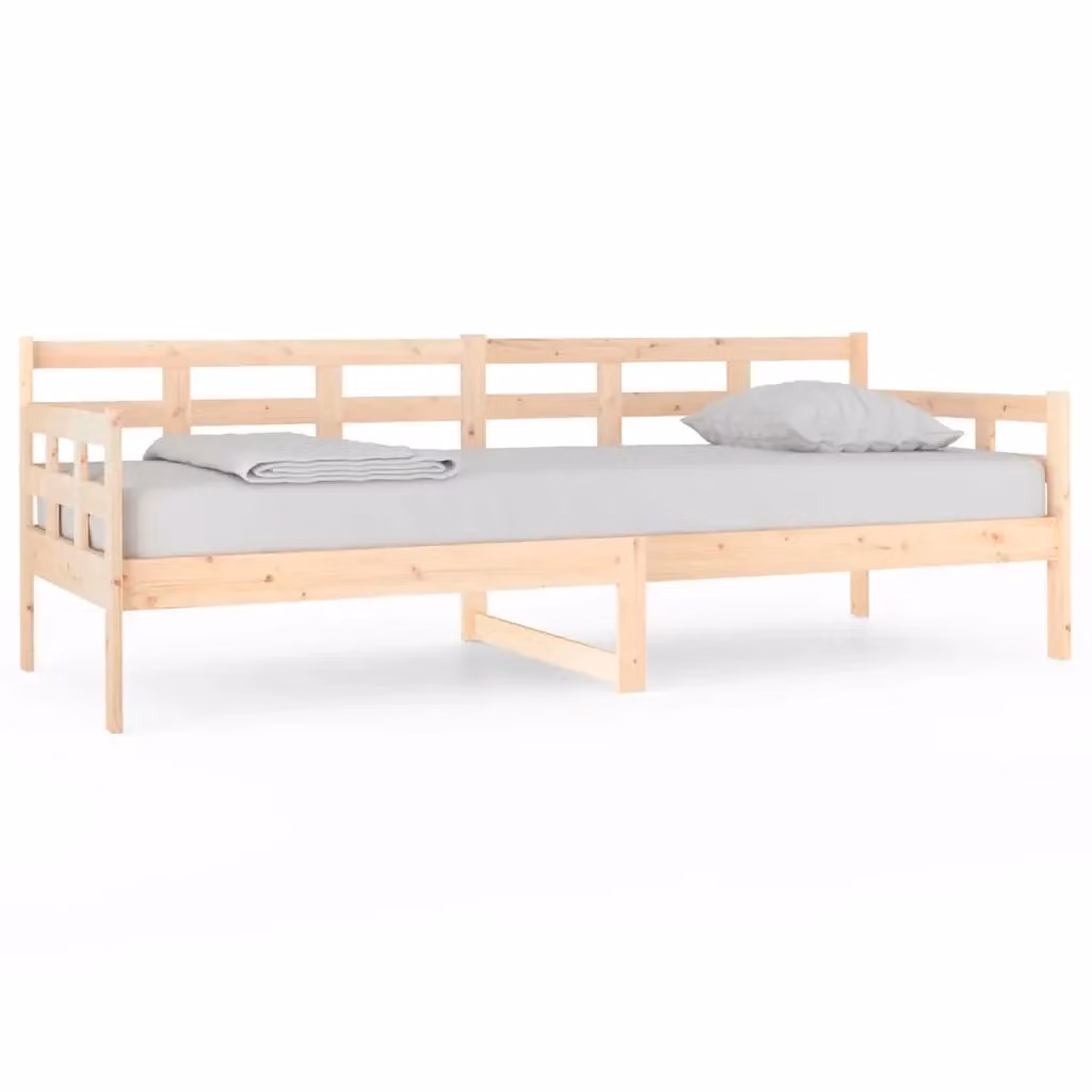 Dormeuse in legno massello di pino rustico vidaXL L: 200 cm, P: 80 cm, H: 35 cm – 2