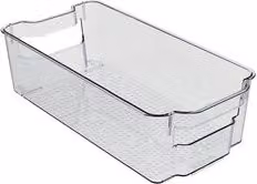 Organizzatore frigo multiuso Mongardi in plastica trasparente L: 31 cm, P: 15 cm, H: 9 cm