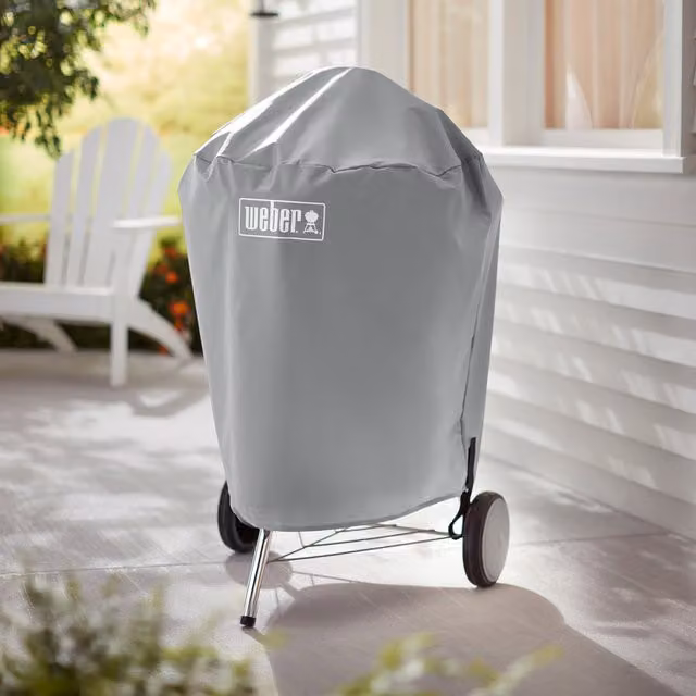 Copertura protettiva in poliestere per barbecue a carbonella Weber, Grigio, L: 72,4 cm, P: 91,4 cm, H: 58,4 cm – 2