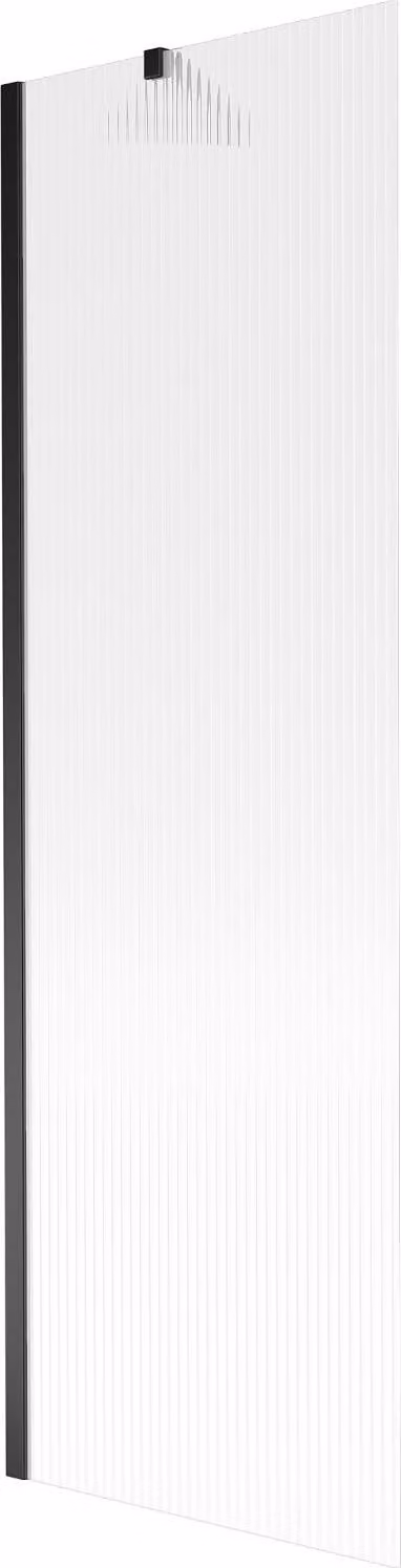 Mexen Next paratia per vasca da bagno a 1 anta 60 x 150 cm, righe, nero - 895-060-000-00-09-70