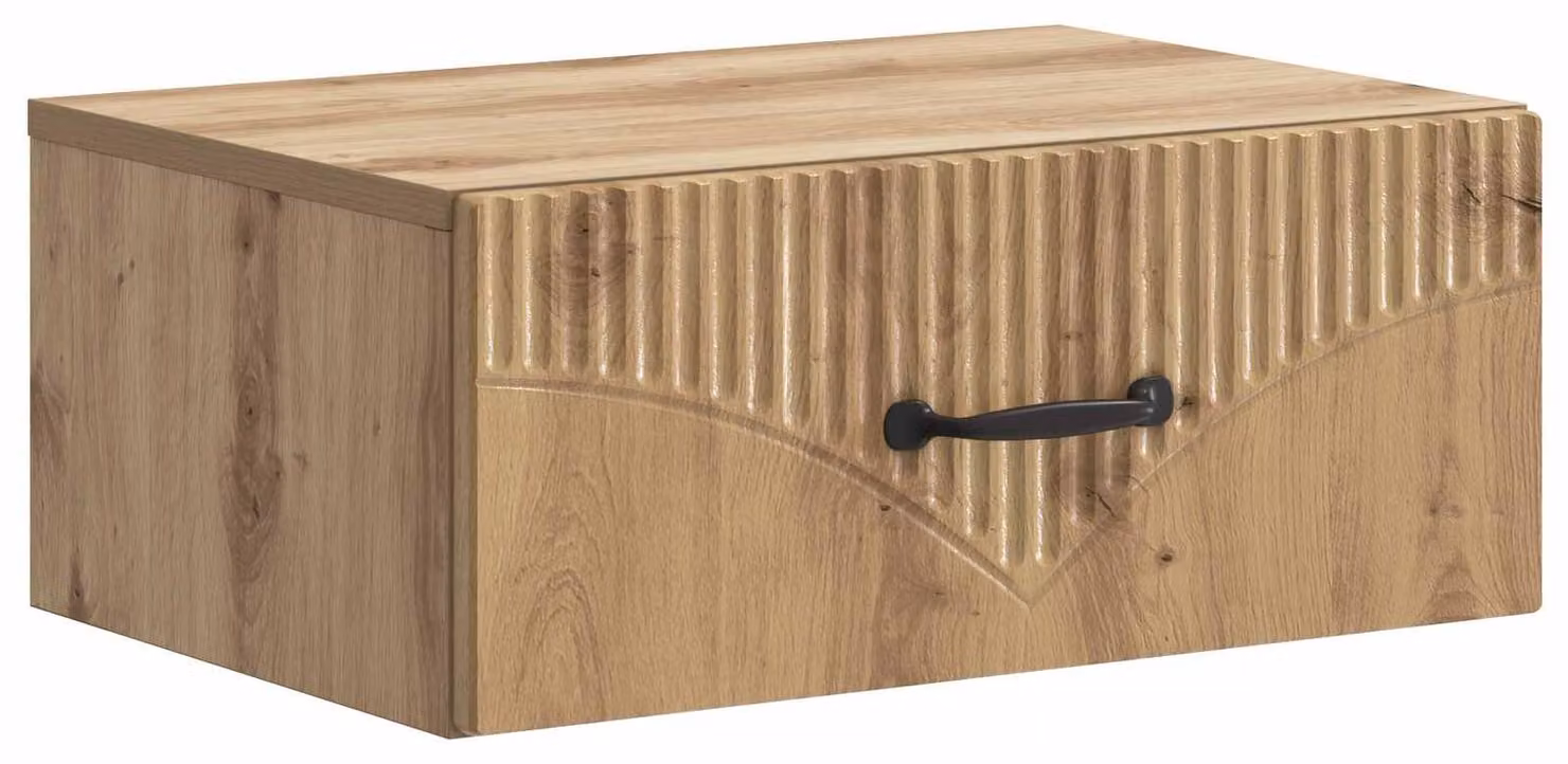 Mobiletto da notte a muro Rovere Artigianale 49 x 34,5 x 20 cm