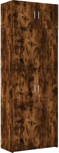 Armadietto Rovere Fumo 80x42,5x225 cm in Truciolato CFW2661466