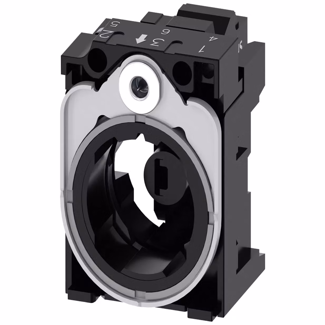 Supporto Siemens per 3 moduli, plastica/metallo, modulo LED, rosso, AC/DC 24 V 3SU15511AB203AA0