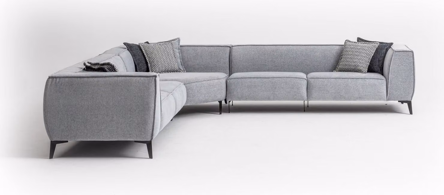 Ecksofa Polstersofa Wohnzimmer Sofa Couch L-Form Modern Design