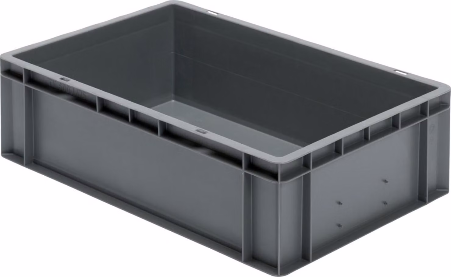 LA-KA-PE Contenitore da trasporto impilabile L600xL400xH175mm - TK600/175-0 VERDE