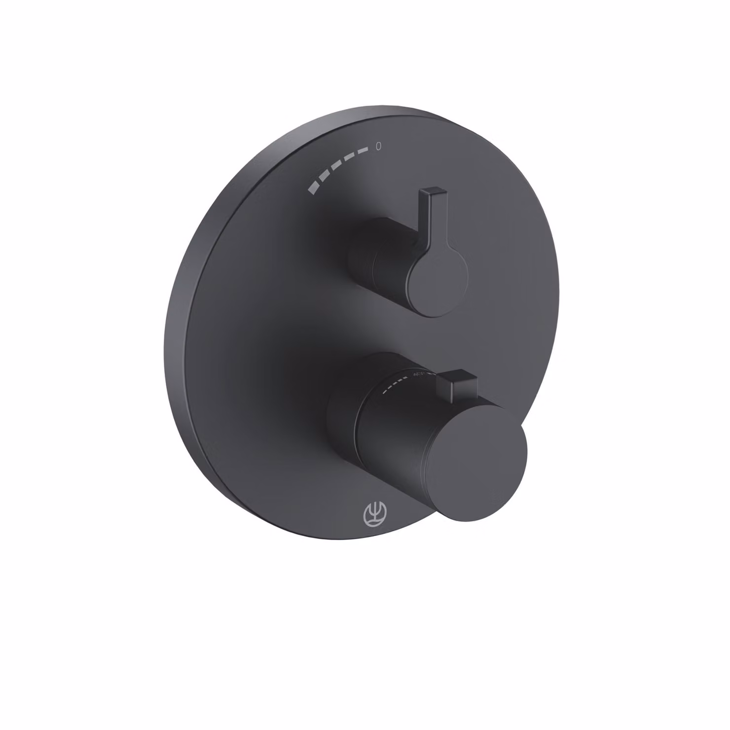 KLUDI NOVA FONTE PURISTIC Mitigeur thermostatique encastré pour douche, pour 1 consommateur, avec robinet d'arrêt céramique, 208353915, 208353915