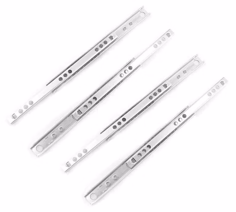 Solidchoice - 2 coppie di supporti a sfera in metallo per cassetti, con una profondità di corsa di 246 mm