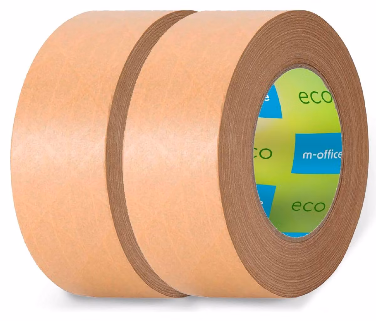 Nastro adesivo in carta kraft marrone, 2 rotoli da 72 mm x 80 m, ideale per imballaggio e lavori manuali