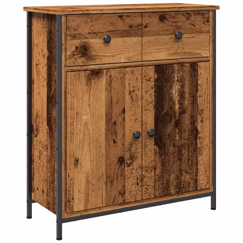 Credenza in legno marrone stile classico vidaXL L: 70 cm, P: 30 cm, H: 80 cm – 2