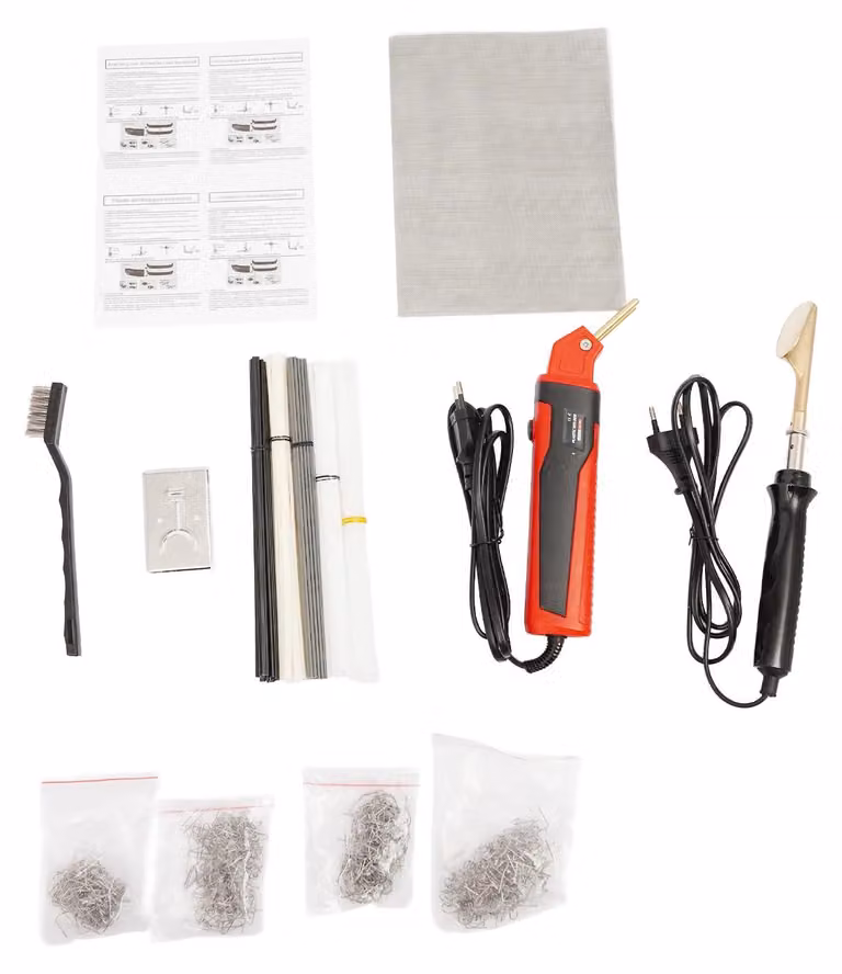 Kit di strumenti per saldatrice - Modello XC-70C - 100W, 220V, spina europea - Ideale per riparazioni auto e saldature - Temperatura massima: 426°C - Colore: rosso