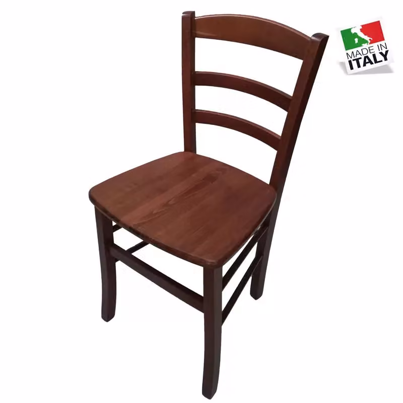Set di 2 sedie in legno di faggio stile country in colore marrone Mobili 2G – 1