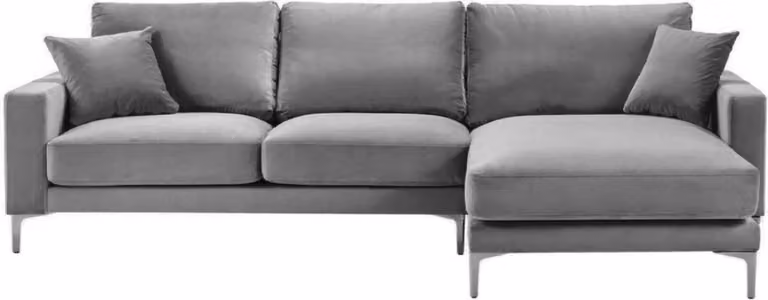 Wohnzimmer Ecksofa Grau xxl Big Kreative Möbel Textill Stoff Chesterfield Sofas