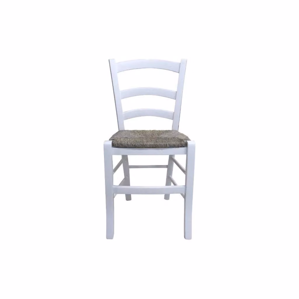 Set di 2 sedie Catone DMORA in legno bianco e beige per cucina e sala da pranzo – 2