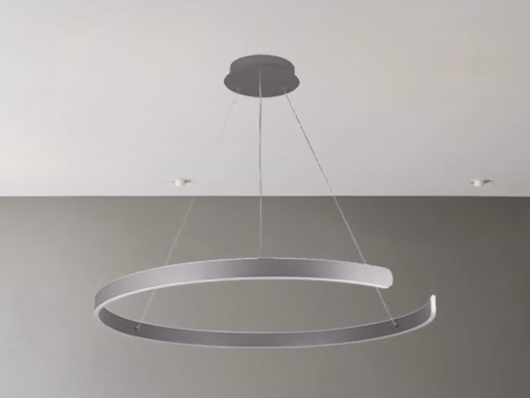 Lampada a sospensione a LED con telecomando, 100W