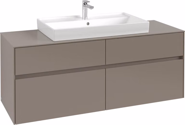V&B Collaro, mobiletto 140x54,8x50cm, WT mi, LED 10 W, Mar bl.