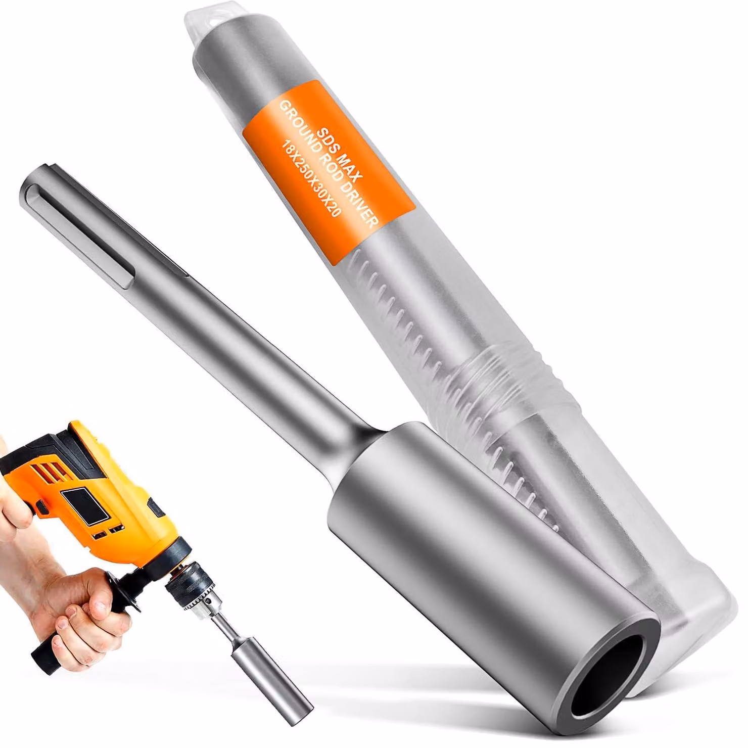 Mandrino SDS MAX, diametro 20 mm, per trapano avvitatore
