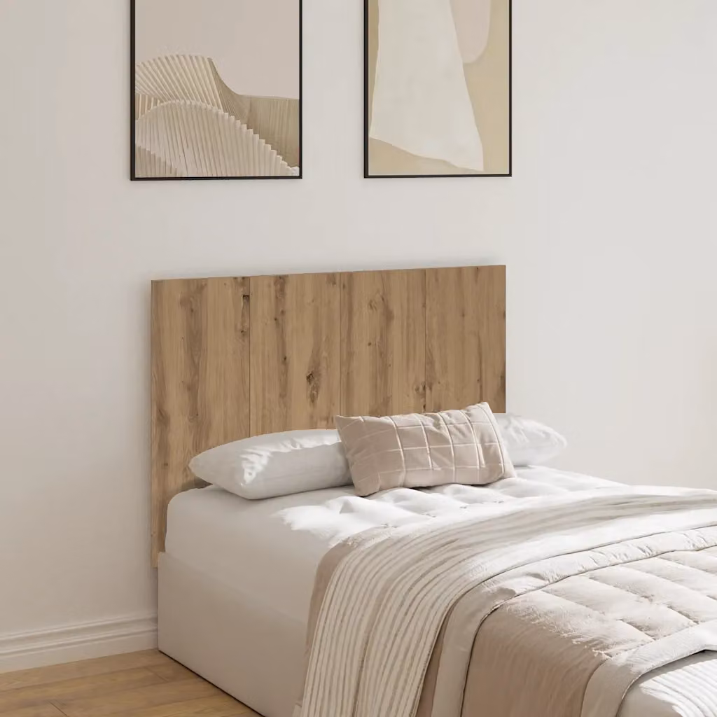 Testiera per letto vidaXL in legno di rovere marrone, L 120 cm x H 80 cm x P 1,5 cm