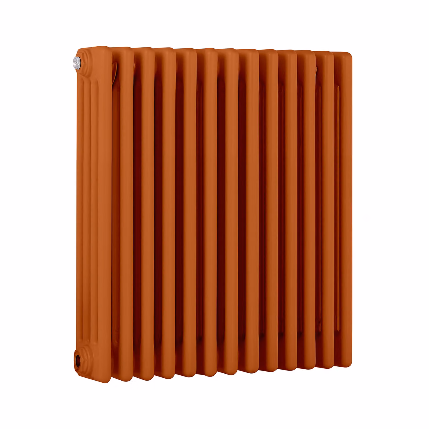 Radiatore Orizzontale a Colonne (4 Colonne) 600mm x 605mm - Arancione (Sunset Arancione) - Regent