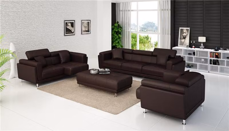 Garnituren Design Couchen Sofas Polster 32 Sitzer Sofagarnitur Set Leder Sofa