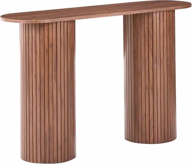 Consolle Beliani in MDF marrone con design moderno e finitura opaca L: 120 cm – 1