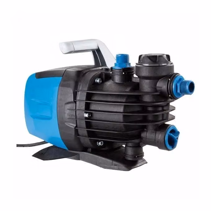 Elettropompa di superficie Tallas D-JET 650-40 Nero, 650 W, prevalenza 39 m, portata 50 l-min, autodescante con raccordo 1'' – 2