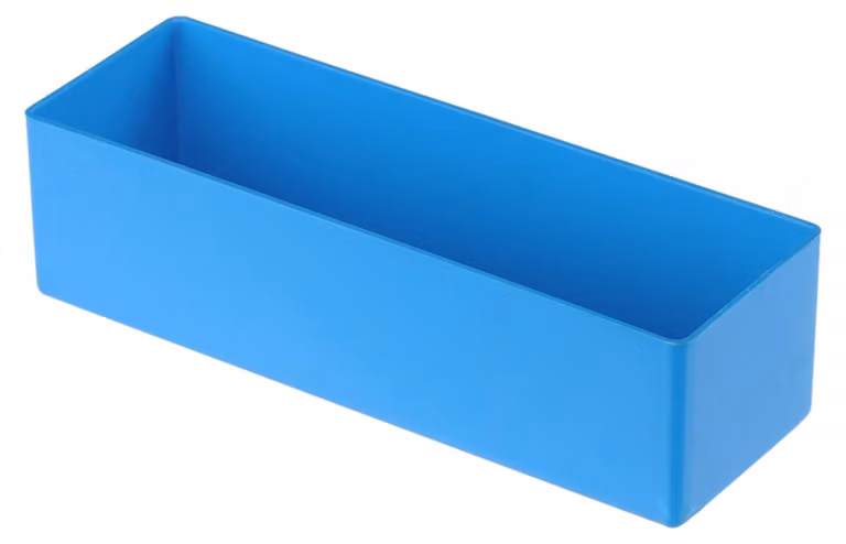 Contenitore di montaggio PS, blu, 2 pezzi