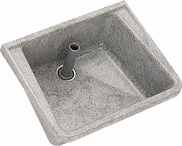KWC AR bacino multiuso, SIRIUS, vetroresina, 500x220x400 mm, grigio decorativo
