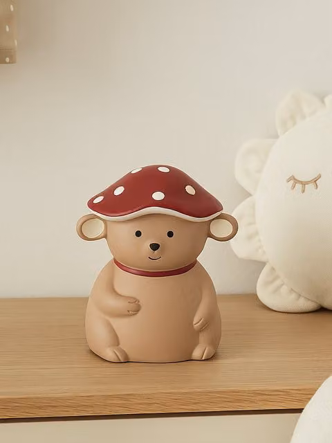 Scatola per dentini Mousy multicolore Kenay Home per bambini in ceramica e plastica