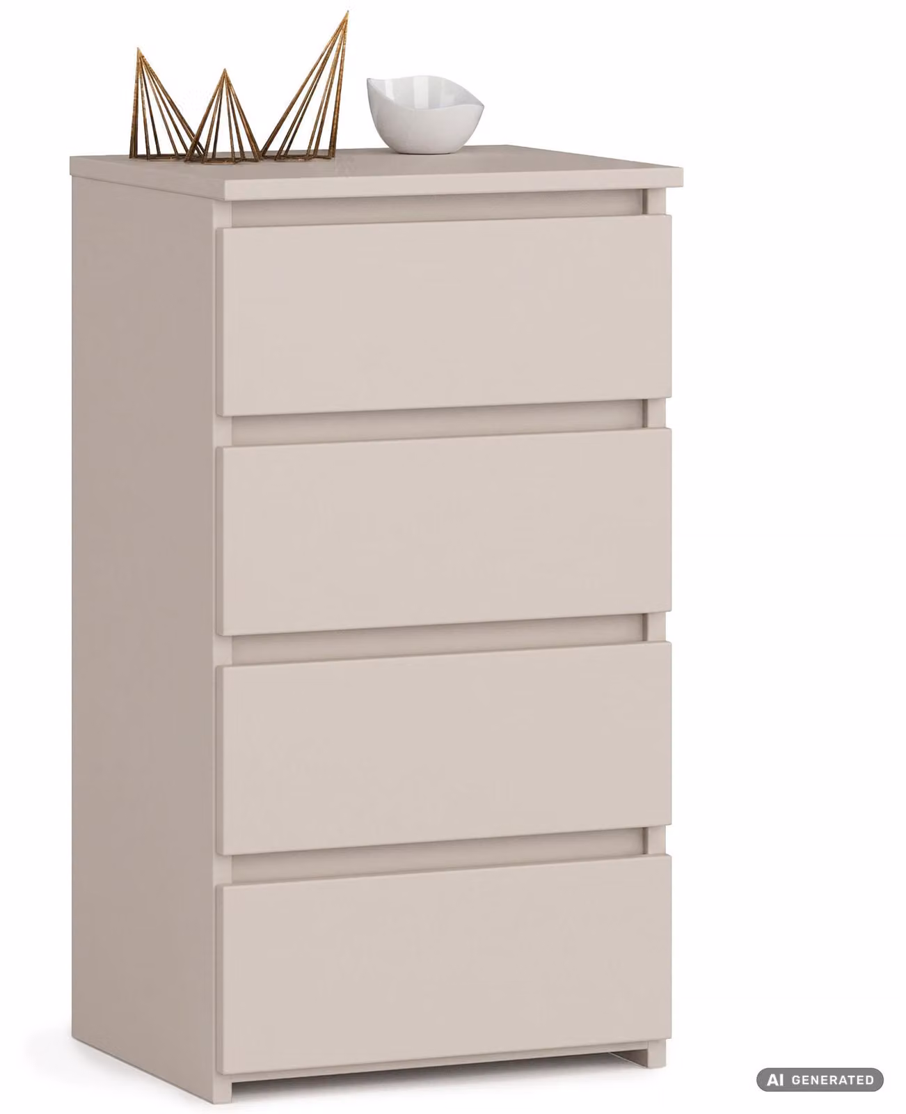 Com? CL4 Cashmere 40 cm 4 cassetti 40x35x74 cm
