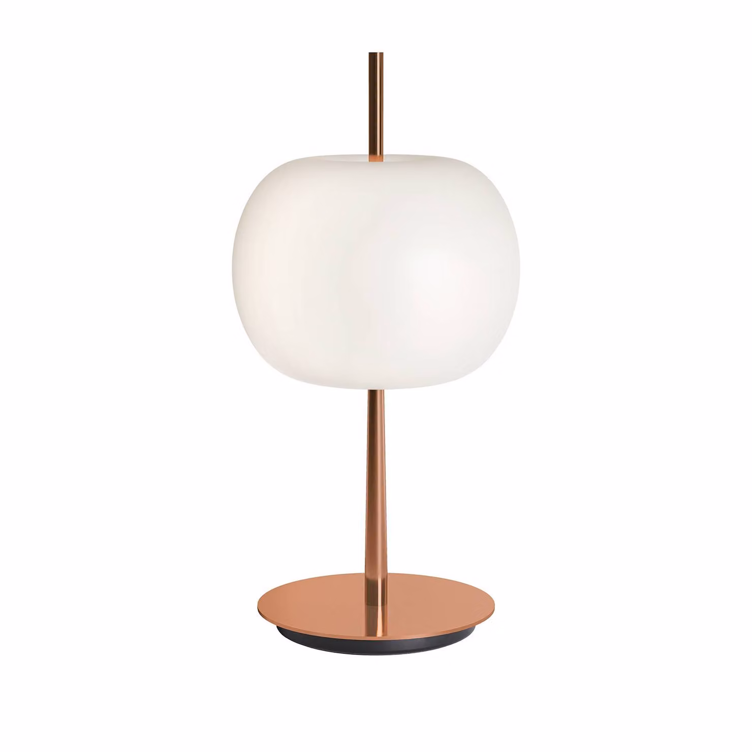 kdln Lampada da tavolo di design KUSHI, dimmerabile, Rame, Soggiorno / Sala da pranzo, Vetro, Design, Lampada da tavolo