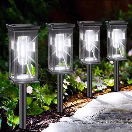 Illuminazione esterna per giardino - Illuminazione stradale illuminazione paesaggistica - 2 pezzi di illuminazione esterna per giardino esterno