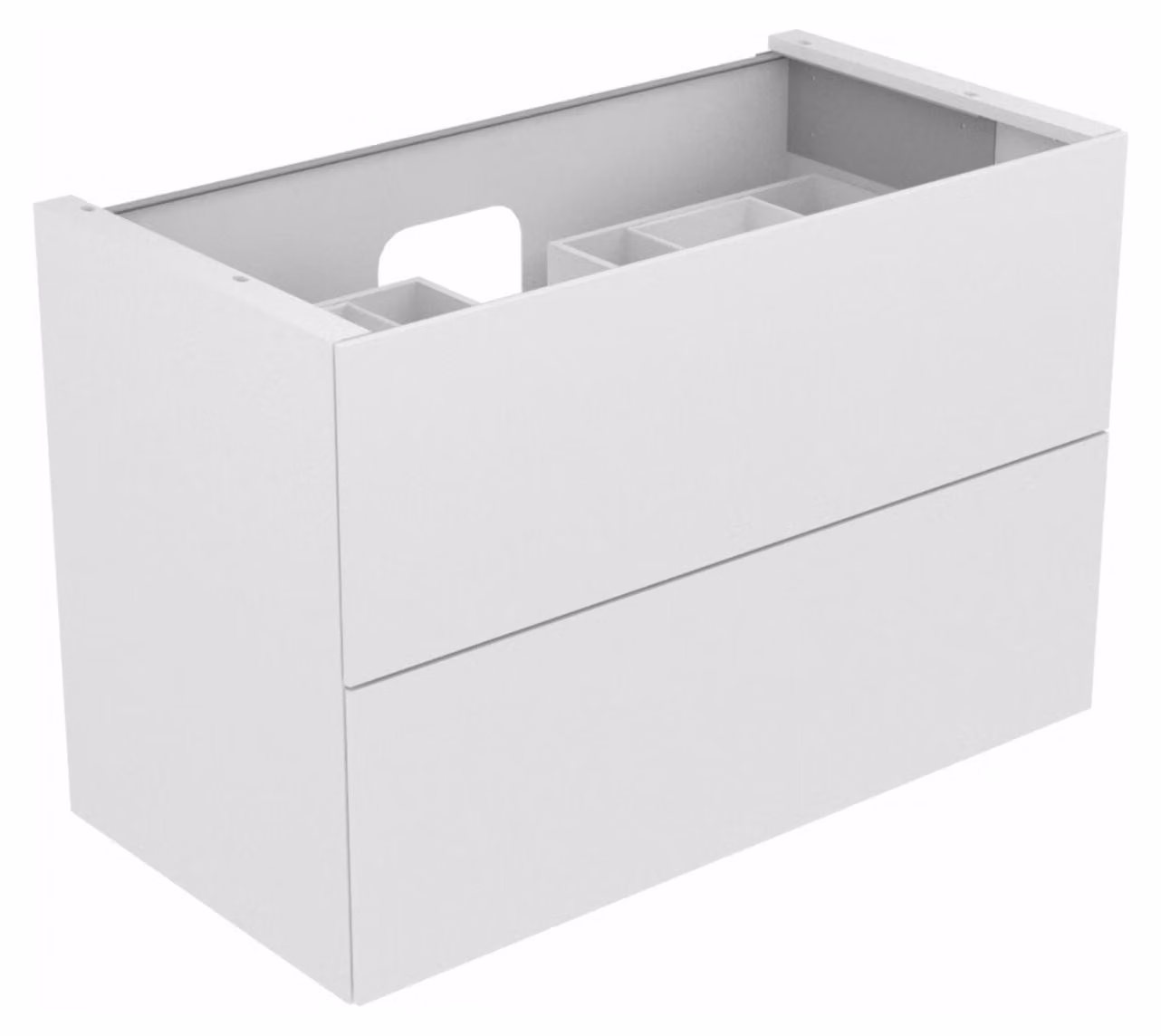 KEUCO EDITION 11 meuble sous-lavabo, 2 tiroirs frontaux, 1050x700x535mm, 31352280000, 31352280000
