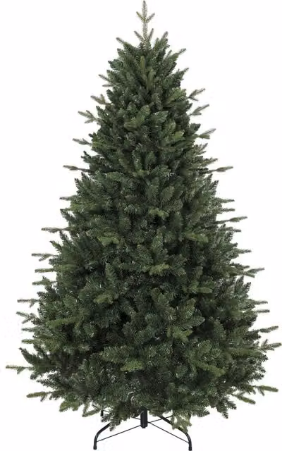 HOMCOM Albero di Natale artificiale realistico 180 cm con 1237 punte e base in metallo, Verde   Aosom Italy