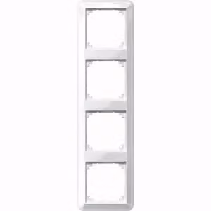 Telaio ATELIER-M, a 4 ingressi, bianco polare lucido