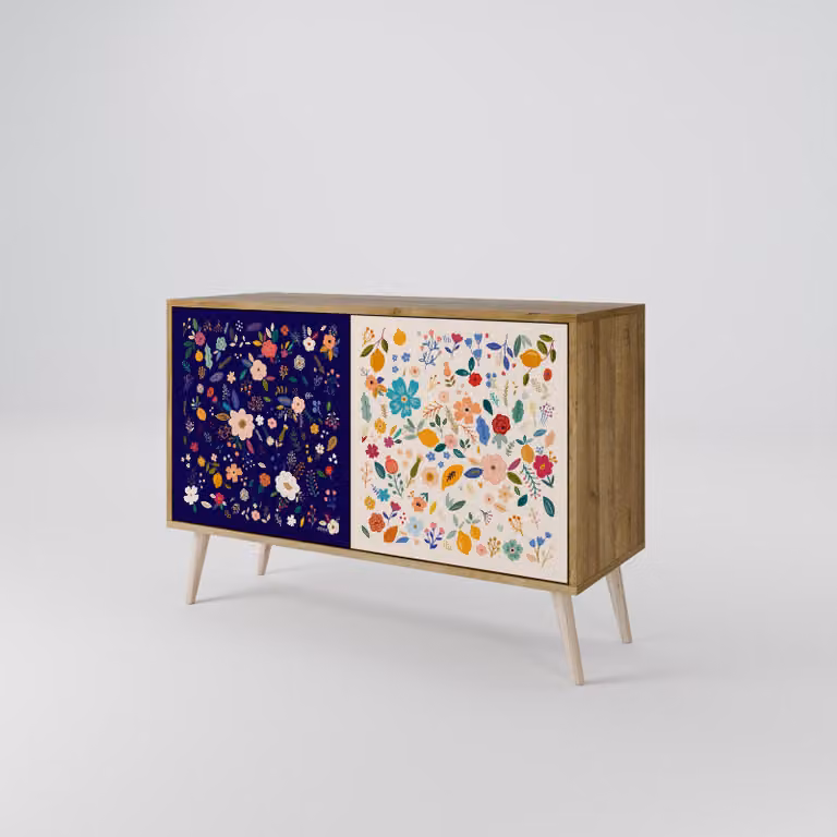 Cassettiera Spacerebels a 2 ante - credenza cassettiera - credenza alta - mobile guardaroba - soggiorno camera da letto - 57,5×111×42 (HxLxP)