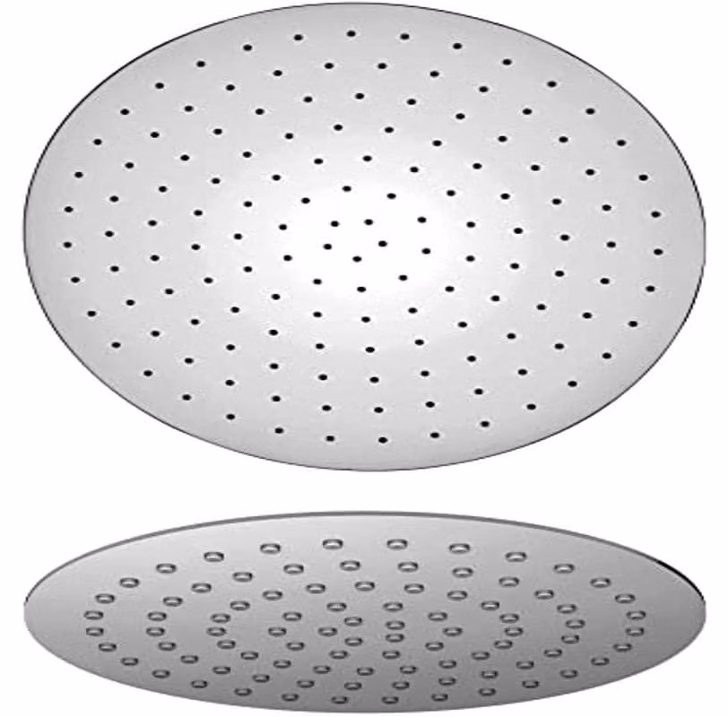 Doccia a soffitto in acciaio inossidabile, ultrapiatta, anticalcare, dimensioni 250 x 250 mm