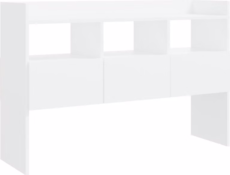 Credenza Bianca 120x30,5x70 cm in Legno Multistrato