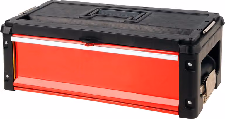 Valigia portautensili con cassetto in metallo 495x252x180 mm, scatola modulare