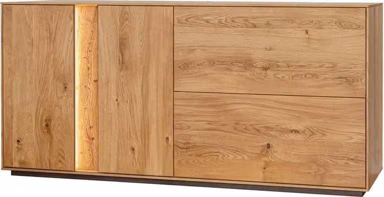Wohnzimmer Designer Holz Kommode Sideboard Luxus Anrichte LED-Kommode