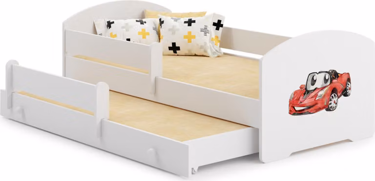 Letto matrimoniale Luk 160x80 - Auto da corsa