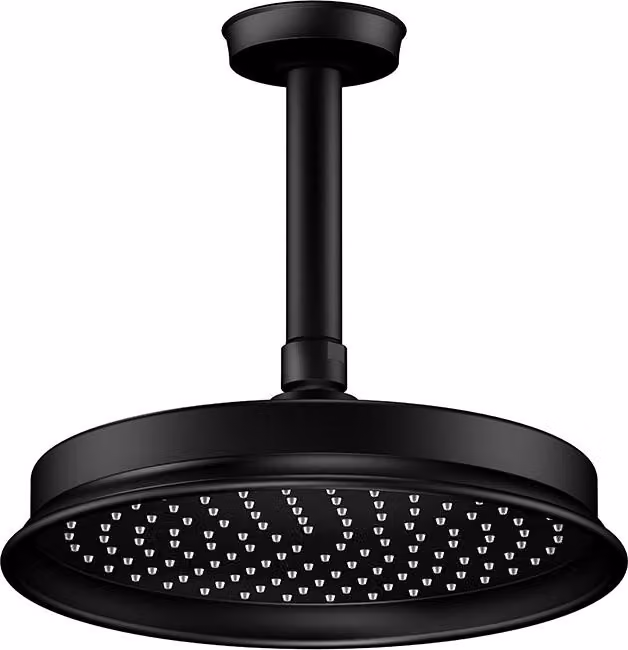 Steinberg Série 350 Ensemble de douche de tête, rond, avec bras de douche, montage au plafond, 3501580S, 3501580S