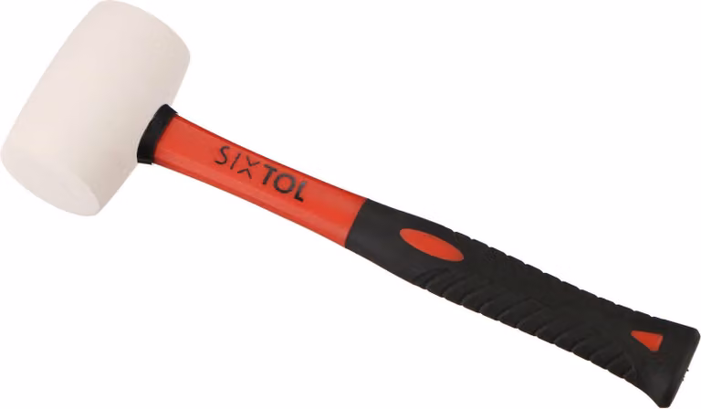 Martello in gomma TPR HAMMER, bianco, 220 g, 285 mm