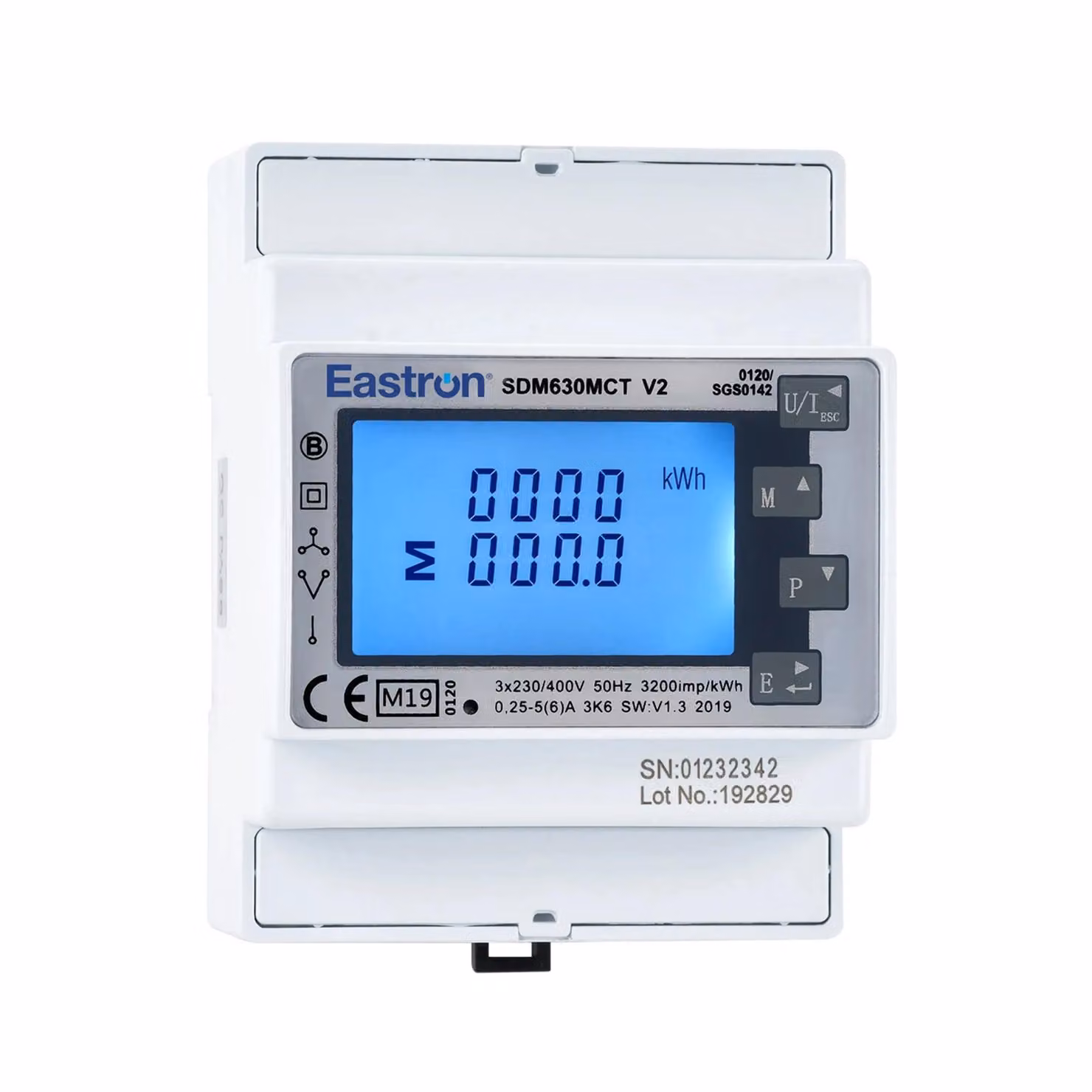 Contatore su guida DIN EASTRON SDM630MCT 1/5A CT monofase/trifase