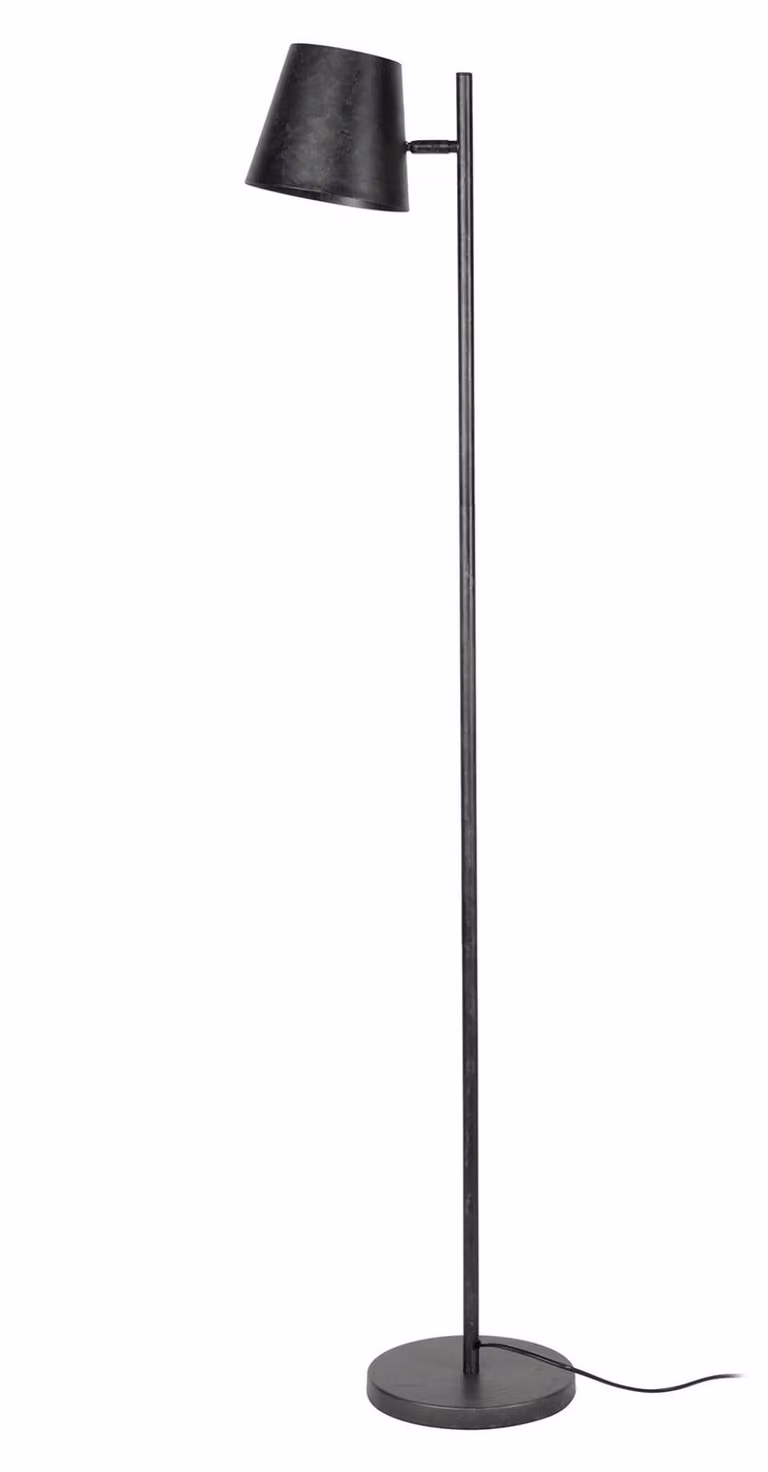 Lampada da terra FURNLUX Flex antracite 37 cm / Colore principale: nero / Dimensioni: 37 x 157 x 18 cm