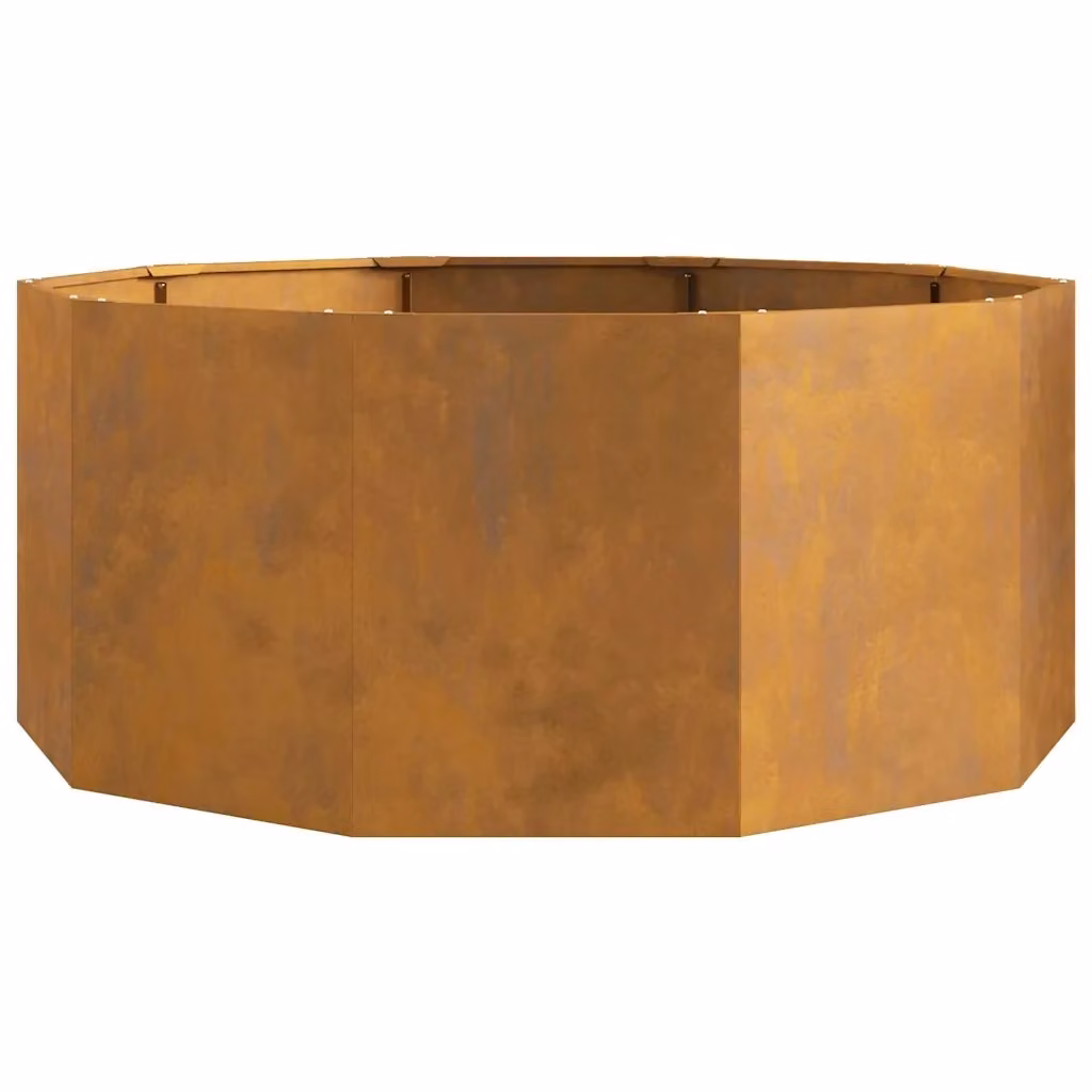Fioriera vidaXL in acciaio color ruggine per piante L: 120 cm, P: 120 cm, H: 50 cm – 2