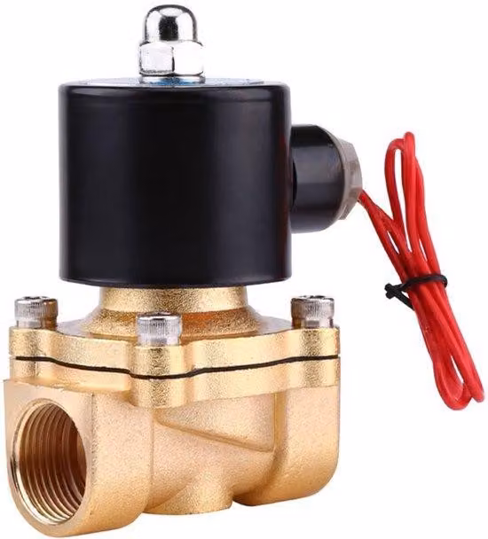 - Elettrovalvola a solenoide - 3/4 di pollice - normalmente chiusa - in lega di zinco - per acqua, aria e gas - 220V AC