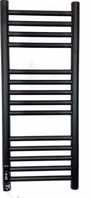 Riscaldatore Radiatore Elettrico - Siena 300w x 720h Matto Nero con Timer Efficienza Energetica